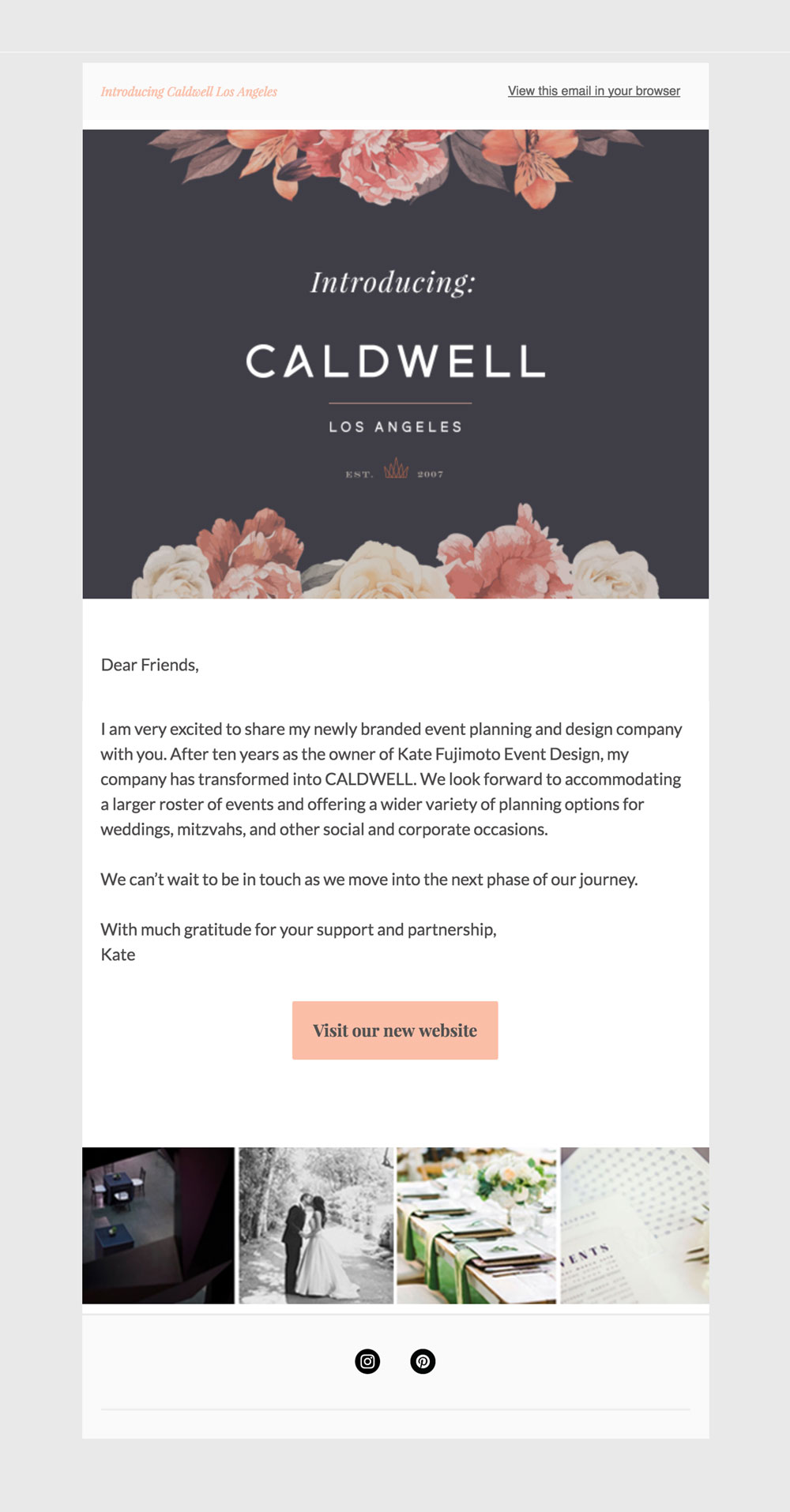 Caldwell email